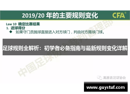 足球规则全解析：初学者必备指南与最新规则变化详解